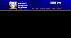 Desktop Screenshot of galileoscholasticacademy.org